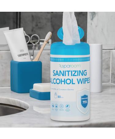 SpaRoom Hand Sanitizing Alcohol Wipes - Cleanse and Protect on-the-go - Buy Online on GoSupps.com