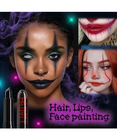 Purple Washable Face and Body Paint | Long-lasting Waterproof Makeup for Halloween Cosplay and Clowns - Full Coverage Cream for Adults & Kids - Buy Online on GoSupps.com