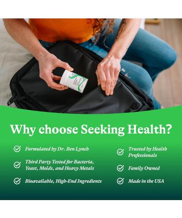 Seeking Health Saccharomyces Boulardii - Gentle Digestive Support for Healthy Bowel Movements* - Supports a Good GI Tract Environment & Microbiome While Traveling* - Gluten & Dairy-Free - 60 Capsules - Buy Online on GoSupps.com