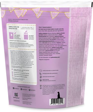 Grab Green Baby Laundry Pods - Dreamy Rosewood, 50 Loads, Essential Oils, 1.76 lbs - Buy Online on GoSupps.com