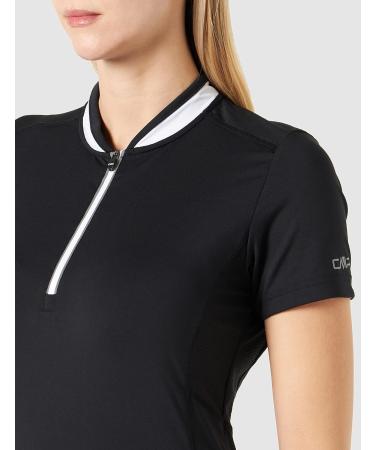 CMP Women's Black Bike T-Shirt with Print Stylish & Comfortable Cycling Tee - Buy Online on GoSupps.com