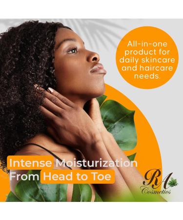 RA Cosmetics 100% Pure African Shea Butter, Golden - Unrefined, Raw African Luxury Head-to-Toe Moisture Miracle for Radiant Skin and Luscious Hair - Sourced from Ghana - 16 oz Jar - Buy Online on GoSupps.com