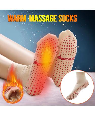 GADXE Self-Heating Tourmaline Socks | 12PCS Warm Pain Relief Unisex Socks with Copper Fibers | Multicolor One Size - Buy Online on GoSupps.com