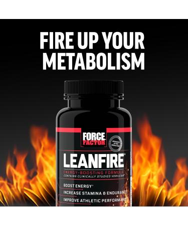 Force Factor LeanFire Pre Workout Energy Pills with Green Tea Extract and Caffeine to Increase Energy Build Lean Muscle Black 60 Count (Pack of 1) Package May Vary - Buy Online on GoSupps.com