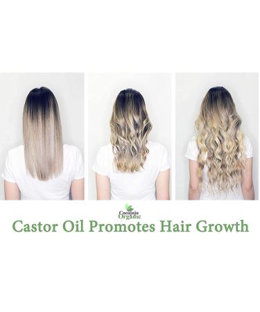 Organic Castor Oil 32 oz - 100% Pure USDA Certified, Hexane-Free, Non-GMO Carrier Oil for Hair, Skin, Face, Body, Nails, Lashes, and Eyebrows - Buy Online on GoSupps.com