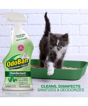 OdoBan 32 oz. Ready-to-Use Disinfectant & Odor Eliminator - Original Eucalyptus Scent - Buy Online on GoSupps.com
