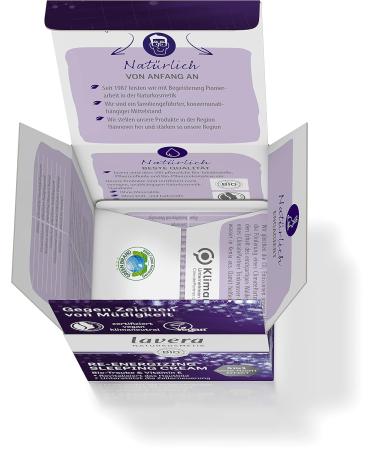 Lavera Re-Energizing Sleeping Cream - Organic Night Cream with Grape & Vitamin E - 5 in 1 Anti-Fatigue Natural Vegan Cosmetics - 50 ml - Buy Online on GoSupps.com