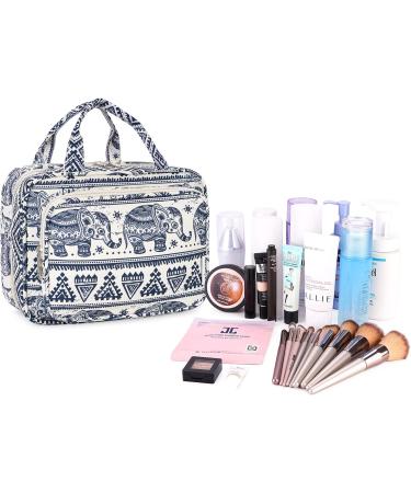 Narwey Hanging Travel Toiletry Bag for Women - Medium Size Organizer for Cosmetics and Makeup Accessories - A-elephant Design - Buy Online on GoSupps.com
