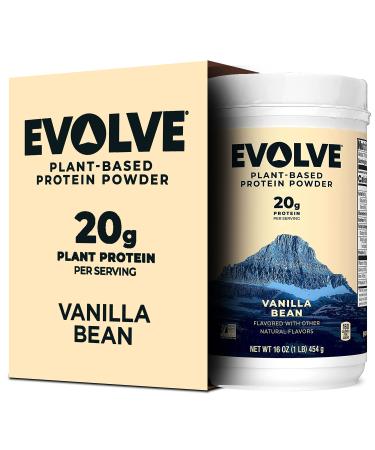 Evolve Protein Powder, Ideal Vanilla, 20g Protein, 1 Pound Vanilla 1 Pound (Pack of 1)