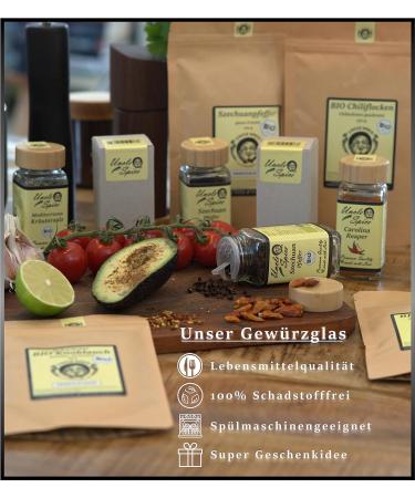 UNCLE SPICE BIO Black Garlic Powder - 55g Fermented Superfood Spice in Premium Quality | De- KO-005 - Buy Online on GoSupps.com