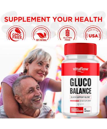 (2 Pack) Vitaflow Balance Support Supplement Capsules Official VitaFlow Support Supplements Pills with All Natural Premium Ingredients Vita Flow Advanced Glyco Balance for Men & Women (120 Capsules) - Buy Online on GoSupps.com