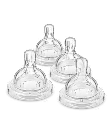 Philips Avent Anti-colic Baby Bottle Newborn Flow Pack of 4 Flow 1 SCF421/47