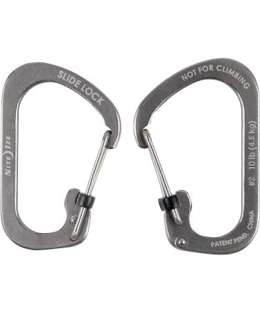 Nite Ize CSL2-01-R6 arabiner Slide Lock Size #2 Stainless - Buy Online on GoSupps.com