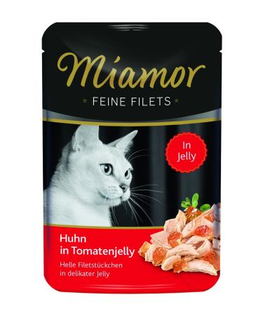 Miamor Fine Fillets in Jelly Chicken in Tomato Jelly 24x100g