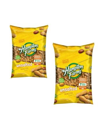 Brand of Hampton Farms An Item of Hampton Farms Unsalted In-Shell Peanuts (5 lbs.) - Pack of 1 - Bulk Disc 2-PACK