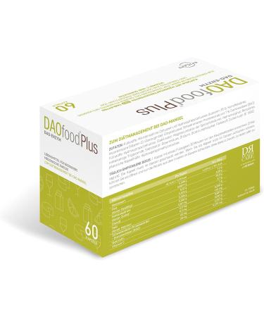 DAOFOOD PLUS - Digestive Enzyme Supplement for DAO Deficiency - 60 Gastric-Resistant Capsules with Quercetin & Vitamin C - Boost Digestive Health Internationally - Buy Online on GoSupps.com