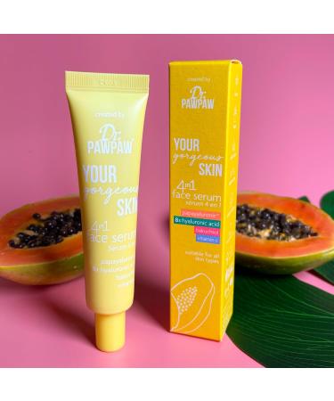 Dr.PAWAW Your Gorgeous Skin 4 In 1 Face Serum: Hydrating Nourish Soothing Moisturising & Brightening (30 ml) - Buy Online on GoSupps.com