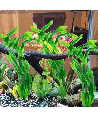 Buy WZTCIBUR Aquarium Plants - 10 Artificial Green Decorations | Safe for Fish | Perfect for Aquariums - Buy Online on GoSupps.com