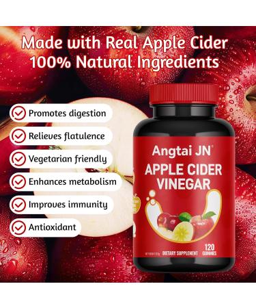 Apple Cider Vinegar Gummies 120 Count Max Strength 1000mg ACV Supplement Gummy with B Vitamins & Antioxidants Supports Metabolism Digestion Gut & Immune Health Gluten-Free Vegan & Non-GMO - Buy Online on GoSupps.com