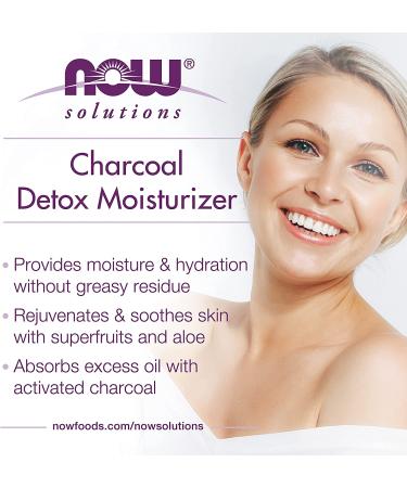 Now Foods Charcoal Detox Moisturizer 1 fl oz | Purifying Hydration & Skin Care - Buy Online on GoSupps.com