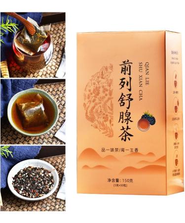 LIZEALUCKY Prostate Tea Individual Package Portable Prostate Health Tea for Men Male Digestion Support After Meals 30 X Biodegradable Tea Bags - Buy Online on GoSupps.com