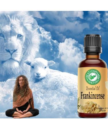 Creation Pharm Frankincense Essential Oil 2 oz - 100% Pure Therapeutic Grade Olibanum for Spa Diffuser & Home - Premium Aromatherapy Economy Size - Buy Online on GoSupps.com