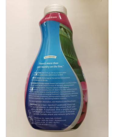 Melapower 6x HE Detergent - 96 Loads Island Breeze | Eco-Friendly Laundry Solution for Global Shipping - Buy Online on GoSupps.com