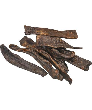 Buffalo Heart Jerky - 300 Grams - 100% All-Natural Single Ingredient Grass-Fed Free-Range Premium Buffalo Dog Treats - Air Dried Healthy Dog Chews - Buy Online on GoSupps.com