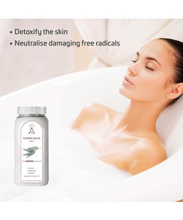 Zen Rituals Epsom Bath Salts Eucalyptus Detox 1 KG - Pure Magnesium Sulfate for Relaxation & Wellness | International Shipping - Buy Online on GoSupps.com
