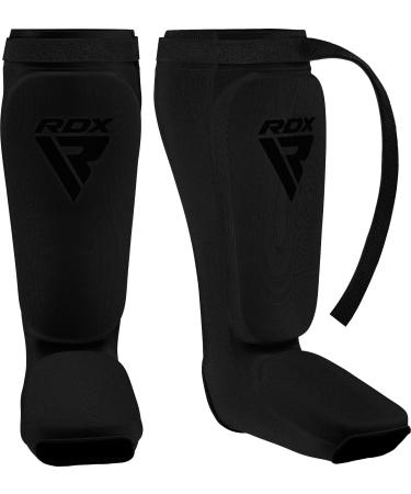 RDX Schiensbeinschoner Kickboxing shin protector Thai boxing martial arts Muay Thai Mma Spanning Sch tzer shin protection upholstered Shin Guard Sparring men's foot protection kick boxing equipment m full black - Buy Online on GoSupps.com