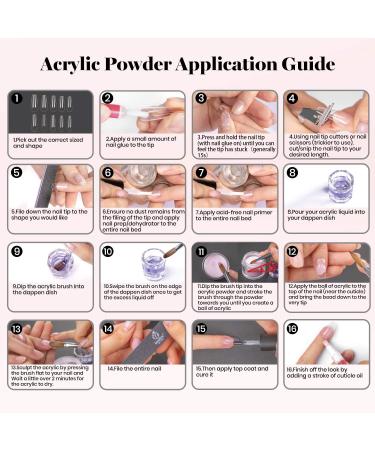 Beetles Clear Acrylic Nail Powder 2 Oz - Professional Nail Art Supplier - Large Capacity 2 Ounce (Pack of 1) - Buy Online on GoSupps.com