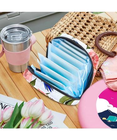 Javenproeqt Women's Multi-Colored Storage Bag for Bandages Menstrual Pads Panty Liners & Tampons - Portable Organizer for School & Office - Buy Online on GoSupps.com