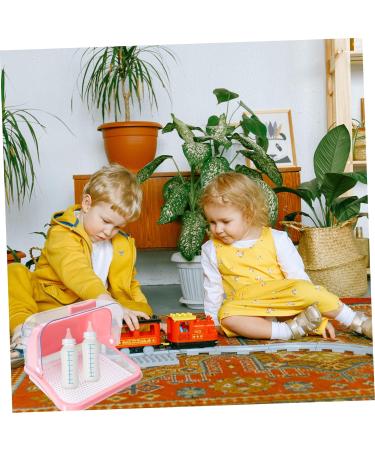 Buy Toyvian Transparent Organizer Box for Kids | Best Storage Solution with Lid | Safe & Stylish Baby Bottle & Food Tent Organizer in Pink - Buy Online on GoSupps.com