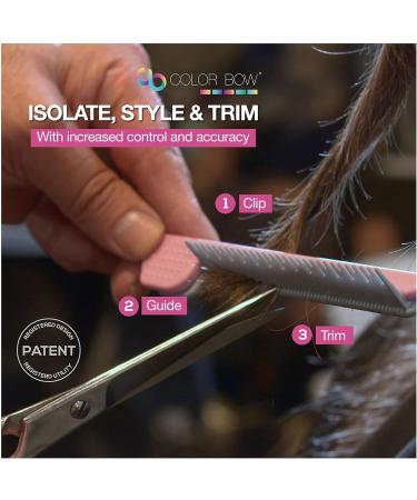 ColorBow Rat Tail Combs - 2 Pack Teasing & Straightening Hair Stylist Tools (Pink/Gray) - Buy Online on GoSupps.com