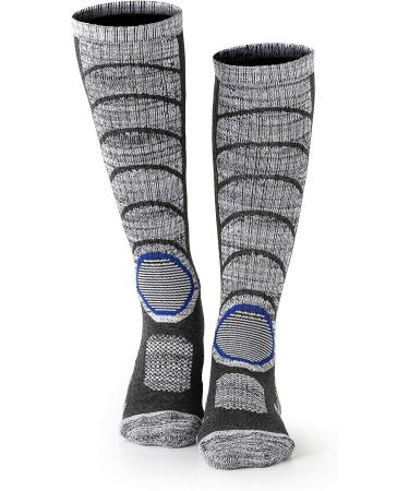 XIKUN Ski Socks - High Performance Winter Sport Socks - Men 4-12 Women 5-13 - Assorted Colors - 3 Pairs - Buy Online on GoSupps.com