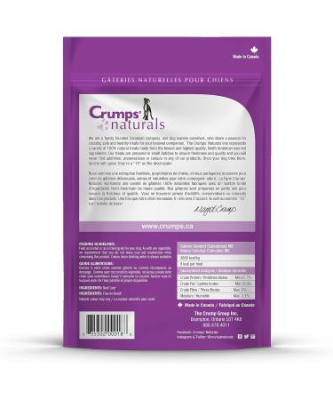 Crumps' Naturals Sweet Potato Chews 11.6oz / 330g (SP-330) + Crumps' Naturals Beef Liver Bites for Pets 5.5oz - Buy Online on GoSupps.com