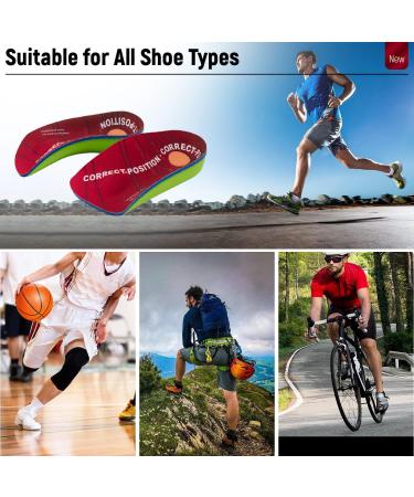 3/4 Orthopedic Insoles | Shoe Inserts for Plantar Fasciitis & Flat Feet - Comfort for Men & Women - Buy Online on GoSupps.com