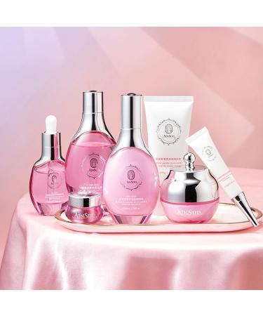 Hyaluronic Acid Anti-Aging Skin Care Set | 7-Piece Daily Beauty Kit for Women | Perfect Gift Set for Glowing Skin - Buy Online on GoSupps.com