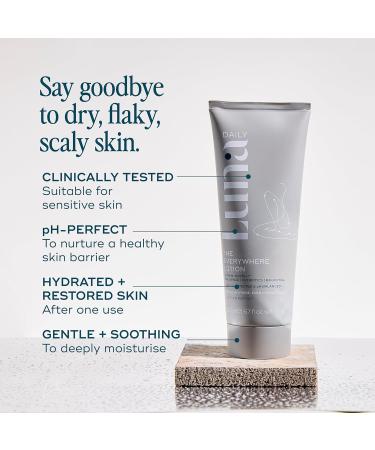 Everywhere Lotion 200ml - Natural Vegan Body Moisturizer with Prebiotics & Vitamin E for Hydration Anti-Itch Relief and Daily Use - Calming Ylang & Jasmine Scent - Buy Online on GoSupps.com