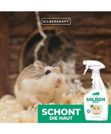 Silver Power Mite Spray for Hamsters | 500 ml - Powerful & Reliable Mite Protection for Rodents - Buy Online on GoSupps.com