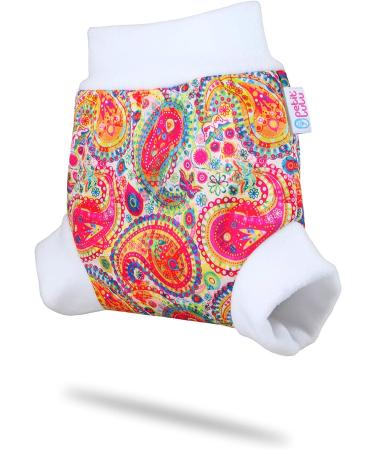Petit Lulu Size M Pull Up Cloth Nappy Wrap | Reusable Diaper Wrap | Made in Europe | Colourful Orient - Buy Online on GoSupps.com