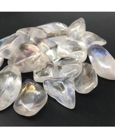 Gift for Family Angel Aura Quartz Crystals Tumbled Stones Natural Reiki Home Decor Modern Lucky Stone Raw Stones and Minerals Stone Mineral Specimen - Buy Online on GoSupps.com
