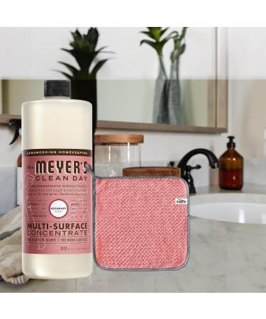 Mrs. Meyer's Clean Day Multi-Surface Concentrate - 32 Fl Oz Rosemary Scent | All-Purpose Cleaner with Bundled Towel - Pack of 6 | International Shipping Available - Buy Online on GoSupps.com