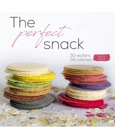 Kalan Obleas Mexican Snack - Vegan Amaranth Flour Wafers - No Sugar Added - Healthy Mix (Coco, Chocolate, Berry) - Buy Online on GoSupps.com