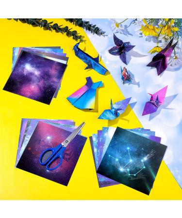 Double Sided Origami Paper Kit - 150 Sheets, 6x6 Inch, Sky Galaxy Star Pattern, Easy Folding for Arts & Crafts - Vivid Style - Buy Online on GoSupps.com