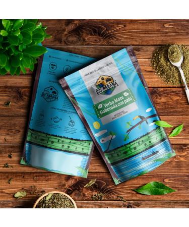 Rio Parana Elaborada Con Palo 0.5kg - Authentic Argentine Mate Tea with Branches & Dust | Naturally Dried Classic Herbal Drink - Buy Online on GoSupps.com