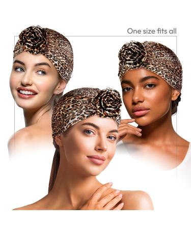 Red by Kiss Top Knot Turban X Keyshia Cole Head Wrap - Leopard Print Urban Hair Scarf - Buy Online on GoSupps.com