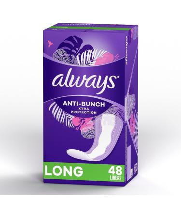 Always Anti-Bunch Xtra Protection Daily Long Liners - Unscented - 48 ct - Buy Online on GoSupps.com