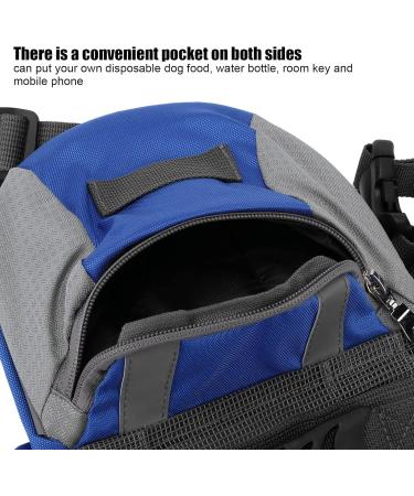 Cyrank Dog Backpack Harness Dog Vest Dog Saddlebag Dog Hiking Backpack Dog Harness with Pockets for Small Medium Large Dog(M) - Buy Online on GoSupps.com