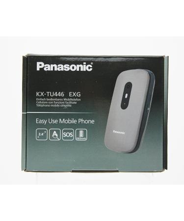 Panasonic KX-TU446EXG Senior Cell Phone - Shockproof SOS Button Large Display & Keys - No Contract - Gray - Buy Online on GoSupps.com